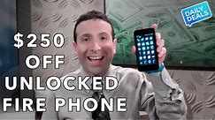 $189 Unlocked Amazon Fire Phone Review, Free Case - The Deal Guy