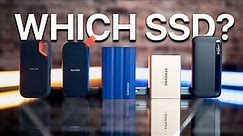 BEST SSDs! Samsung T7 vs SanDisk vs Crucial X8 and Acasis 🔥
