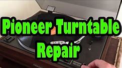 Pioneer PL-12D Spindle Cleaning & Lubrication Tutorial -Adam HiFi-