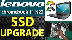 How to Upgrade Storage to SSD/HDD for Lenovo Chromebook 11 N22 ⁉️