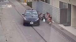 Heart-stopping moment as car hits mother and baby, drives away in Venice, Calif.