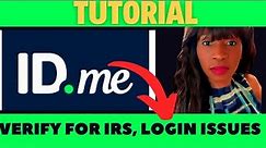 IRS ID.ME ACCOUNT