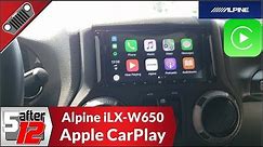 Apple CarPlay on the Alpine iLX-W650 - 2016 Jeep Wrangler