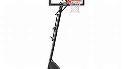 Spalding 54 inch Shatter-proof Polycarbonate Exacta Height® Portable Basketball Hoop System