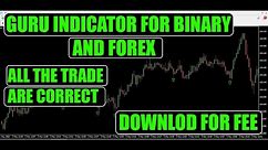 GURU INDICATOR FOR BINARY OR MT4 #forex #trading #freesignal #binaryoptions#forex