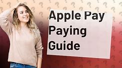 How do I pay with Apple Pay on my iPhone?