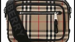 Burberry Vintage Check and Leather Crossbody Bag in Archive Beige 8010152 1