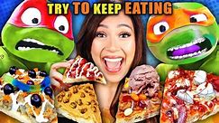Try To Keep Eating - Teenage Mutant Ninja Turtles | Gross Pizza Combos!