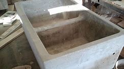 Concrete Farm Sink Double Kitchen Mold