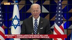 Biden Says Israel Will Let Humanitarian Aid Into Gaza - 10/18/2023