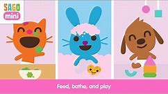 Sago Mini Babies Part 2 - Best iPad app demo for kids - Ellie