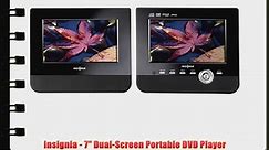 Insignia - 7 Dual-Screen Portable DVD Player