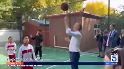 California Gov. Gavin Newsom plows into child while playing basketball in China
