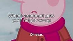 Peppa stands tall in all situations. @paramountplus we’ll forgive you. | Peppa Pig