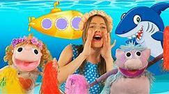 Veselá pesnička Ryby | zábava pod vodou, na pláži, na mori | cover ExTip | Hanička a Murko