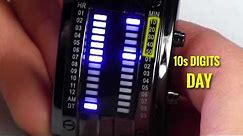 Binary LED Watch - How to Read and Set Time and Date easy instructions