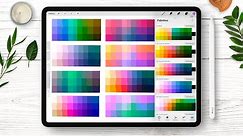3 easy ways to create beautiful Procreate color palettes