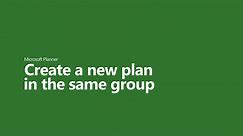 Create a plan in Microsoft Planner