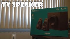 Logitech Z625 Speaker System Unboxing and Setup!!