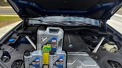 DIY LIQUI MOLY oil change on a BMW X3 M40i (G01)