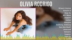Olivia Rodrigo 2024 MIX Best Songs - Drivers License, Good 4 U, Deja Vu, All I Want