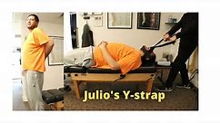 Y-strap Indianapolis Chiropractic adjustment
