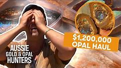 The Opal Whisperers Find LITERALLY The BIGGEST Opal In Outback Opal Hunters' History!