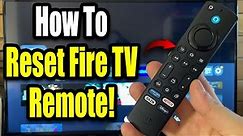 How to Reset Fire TV Remote - Easy Guide
