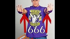 WWE John Cena 666 Hand Sign Exposed