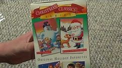 Christmas Classics Series 4 Movie VHS Unboxing - Rudolph, Frosty, Little Drummer Boy, Santa Claus