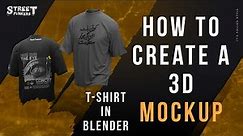 How to Make a 3D T-Shirt Mockup. Free 3d T-Shirt Mockup