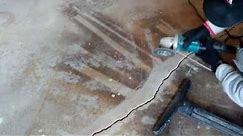 How To Repair a Crack in a Concrete Slab Floor
