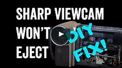 Fix an old stuck Sharp Viewcam