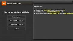 Download Mi Account Unlock Tool – Remove Or Bypass Mi Cloud Verification - 99Media Sector
