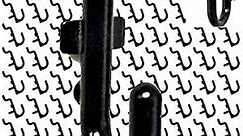WallPeg Locking Pegboard Hooks - 100 pk. Flex-Lock J Style for Peg Board Tool Organizer - AM 114 B