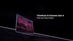 Introducing ThinkPad X1 Extreme Gen 4