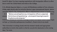 Palestinian Harvard Freshman Reportedly Deported