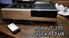 1984 RCA Top-loading VCR - quick repair (Model VJT-255)