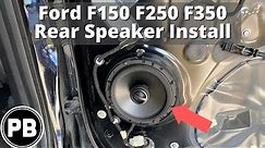 2015 - 2020 Ford F150 Rear Door Speaker Install