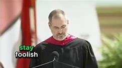 #SteveJobs’ timeless #CommencementSpeech at #StanfordUniversity is one of the best speeches to listen to - full of lessons. Which lessons resonate more with you?