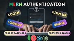 Mastering Authentication: React, Node, MongoDB | Login, Signup, Forgot Password, Protected Routes