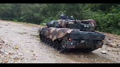 1/16 scale RC tank Leopard 2A6 off road