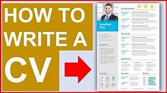 HOW TO WRITE A BRILLIANT CV! (CV Templates Included!)