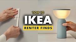 Top 10 IKEA Renter Friendly Finds *IKEA RENTER GEMS*
