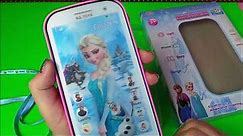DISNEY FROZEN 2 new toy cell phone with songs, music and light unboxing