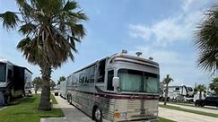 Vacation at Stella Mare Park! #vacation #camping #prevost #ocean #galveston #park #resort #corvette #may2024 #countrycoach @everyone @followers | Tim Severs