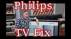 How to Fix a Philips LCD TV with a Power Board Blow-out! TV Saved from Ewaste! Model 47PFL9703D/79