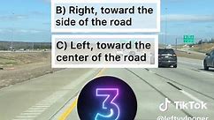 DMV Practice Test: 3 Questions #dmv #dmvtest #dmvpracticetest #drivingtest #learnontiktok #driverspermit #drivingpermit #drivinglessons #driverslicense #leftyvlogger