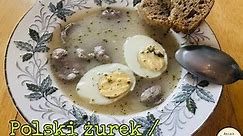How to make traditional polski żurek - Polish żurek 🍲🇵🇱 sour rye soup