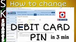 How to change HDFC Debit card pin using Netbanking in 3 min